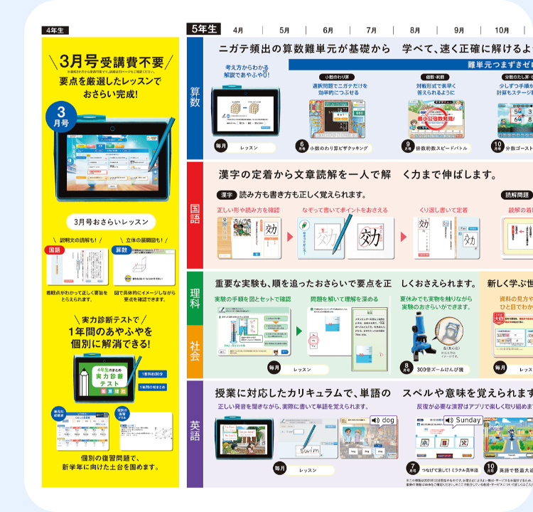 年間ラインナップ